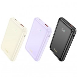 Hoco Q21 Powerbank 10000mah 22.5w Pd Qc Ricarica Veloce Led Abs Ignifugo