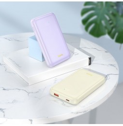 Hoco Q21 Powerbank 10000mah 22.5w Pd Qc Ricarica Veloce Led Abs Ignifugo