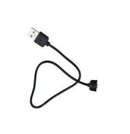 Cavo di ricarica dati sync caricatore usb per orologio xiaomi mi band 5/6/7 nero