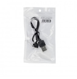 Cavo di ricarica dati sync caricatore usb per orologio xiaomi mi band 5/6/7 nero