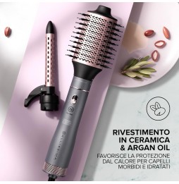 Imetec Bellissima Ceramic e Argan Oil 6 in 1 Spazzola ad Aria Calda 1000W