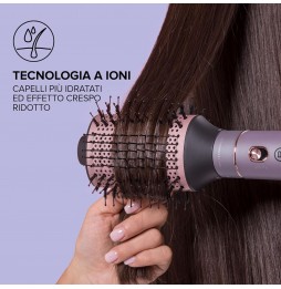 Imetec Bellissima Ceramic e Argan Oil 6 in 1 Spazzola ad Aria Calda 1000W