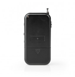 Nedis Radio FM AM Portatile Analogica Tascabile con Speaker e Uscita Cuffie