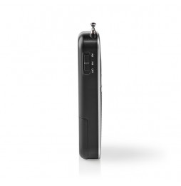 Nedis Radio FM AM Portatile Analogica Tascabile con Speaker e Uscita Cuffie
