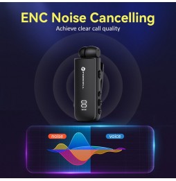 Forcell Auricolare Bluetooth 5.3 Retrattile F-AUDIO Drive Wireless Multipoint