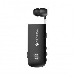 Forcell Auricolare Bluetooth 5.3 Retrattile F-AUDIO Drive Wireless Multipoint