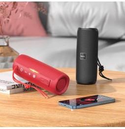 Hoco HC16 Cassa Bluetooth 5.3 10w Stereo 3h Fm Usb Aux Nera Portatile
