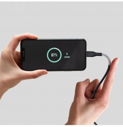 Forcell Cavo Type C a iPhone Lightning 8-pin Power Delivery PD27W CB-01C 1 metro nero