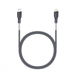 Forcell Cavo Type C a iPhone Lightning 8-pin Power Delivery PD27W CB-01C 1 metro nero