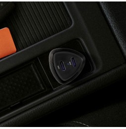 Forcell Caricabatteria da auto Type C 3.0 PD20W + Type C 3.0 PD20W CC50-2C nero