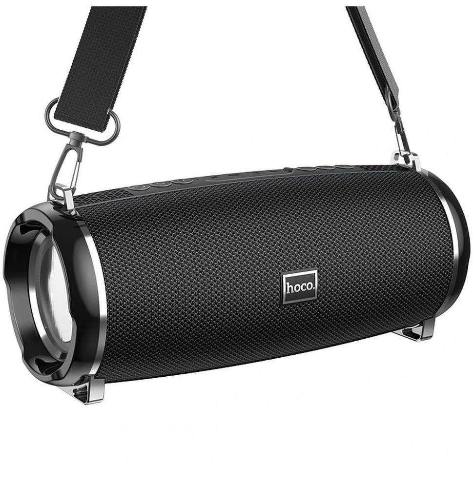 Hoco HC2 Cassa Bluetooth Portatile 10W Batteria 2400mAh Stereo Aux FM USB Nera