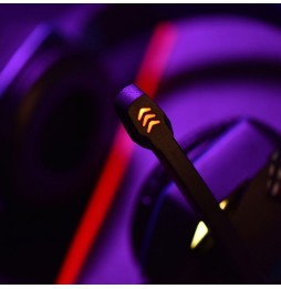 Art G11 Cuffie Gaming Microfono Pieghevole LED Jack 3.5mm USB PS4 PS5 Switch PC