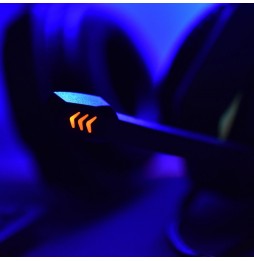 Art G11 Cuffie Gaming Microfono Pieghevole LED Jack 3.5mm USB PS4 PS5 Switch PC