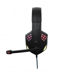 Art G11 Cuffie Gaming Microfono Pieghevole LED Jack 3.5mm USB PS4 PS5 Switch PC