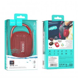 Hoco HC17 Easy Joys Bluetooth 5.3 FM USB 5W 4H Moschettone Rosso