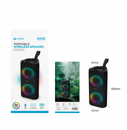 Unico BS1395 Radio FM Sistema Multimediale Bluetooth lettore SDcard Led RGB