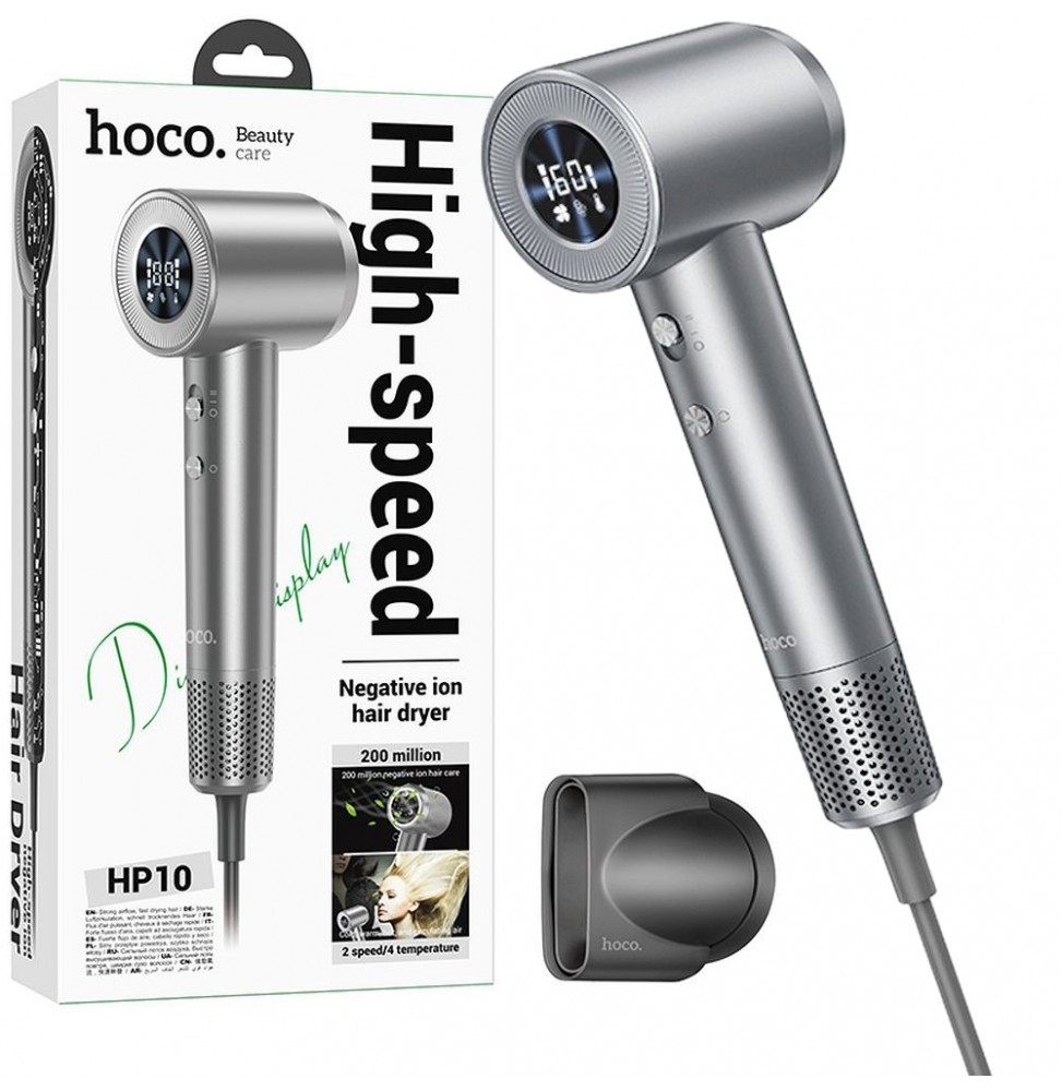 Hoco HP10S Asciugacapelli Professionale Motore Digitale 1600 Watt Garanza Ita