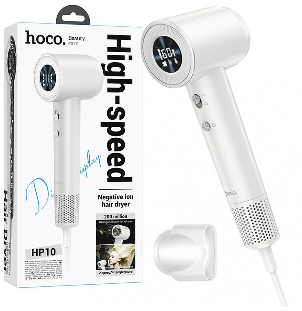 Hoco HP10B Asciugacapelli Professionale Motore Digitale 1600 Watt Garanza Ita