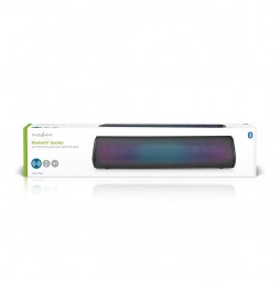 Nedis Altoparlante Bluetooth® cassa bombox portatile batteria 6 ore 18watt rgb