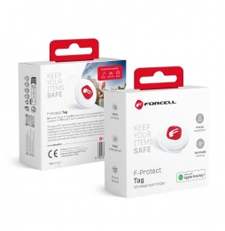 Forcell TAG F01 Localizzatore Certificato Apple Find My iOS 14.5 Batteria 12 Mesi﻿