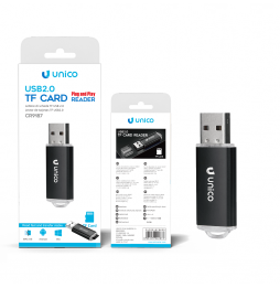 Unico Lettore SD Card USB 2.0 Plug and Play Trasmissione Dati OTG Micro SD Nero