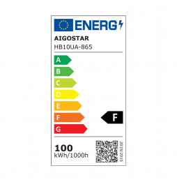 Aigostar Campana LED Faro UFO Industriale 100W 10000lm IP65 Fredda