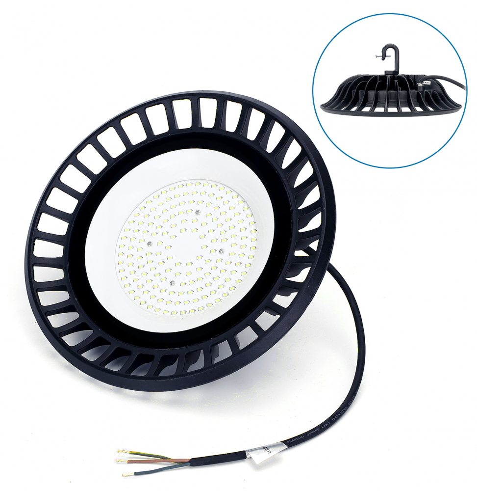 Aigostar Campana LED Faro UFO Industriale 100W 10000lm IP65 Fredda