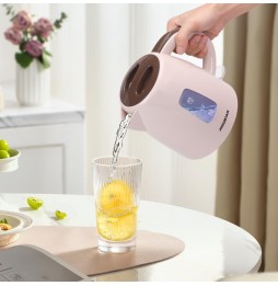 Aigostar Bollitore Elettrico 1.2L 2200W Senza BPA Panna Cioccolato