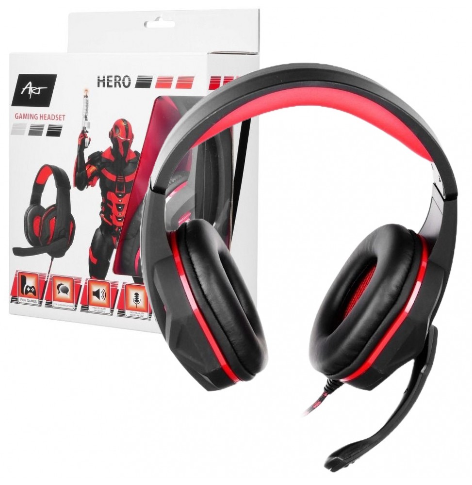 ART Hero Cuffie Gaming microfono cuffia per ps4 ps5 xbox switch pc