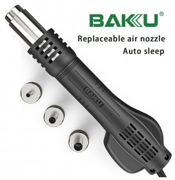 BAKU BK878 STAZIONE SALDANTE E PISTOLA TERMICA ARIA CALDA PROFESSIONALE 400W