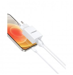 VEGER VLS302U CARICABATTERIA DA RETE TYPE C + USB A QC3.0 3A 30W ALTA QUALITA'