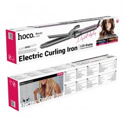 Hoco HP43 Arricciacapelli Elettrico 25mm Display Lcd 120 220c Autospegnimento