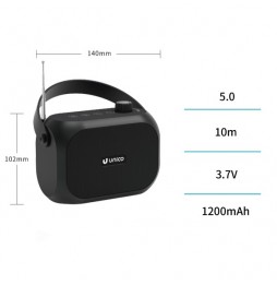 Unico BS9862 Radio FM Sistema Multimediale Bluetooth lettore SDcard Led