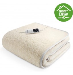 Imetec Scaldasonno Adapto 16628 100% Lana e Merino Singolo 150×80 cm 6 Temperature + Timer