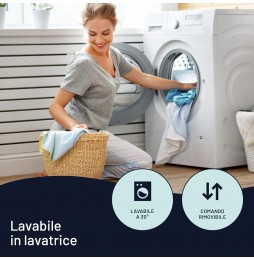 Imetec Scaldasonno Adapto 16628 100% Lana e Merino Singolo 150×80 cm 6 Temperature + Timer