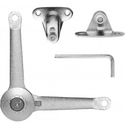 Ferrari Braccetto Ante Wasistas Nichelato Supporto Regolabile Fino a 9kg Made in Italy