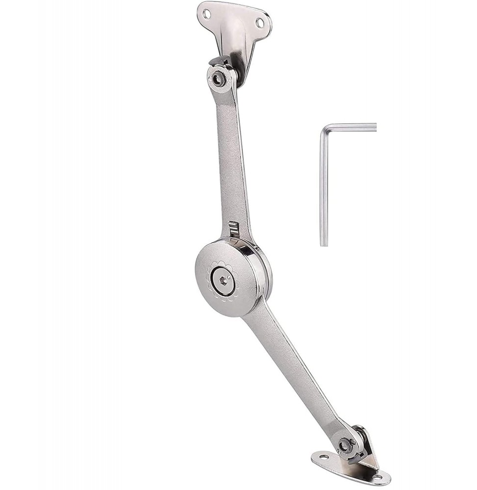 Ferrari Braccetto Ante Wasistas Nichelato Supporto Regolabile Fino a 9kg Made in Italy