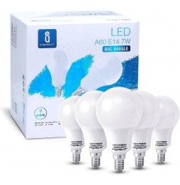 Aigostar Lampadina LED E14 7W 595lm Luce Fredda...