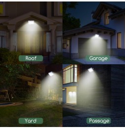 Aigostar Faro Faretto LED 50W Ultrasottile Sensore Movimento IP65 Naturale