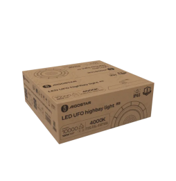Aigostar Campana LED Faro UFO Industriale 100W 10000lm IP65 Luce Naturale