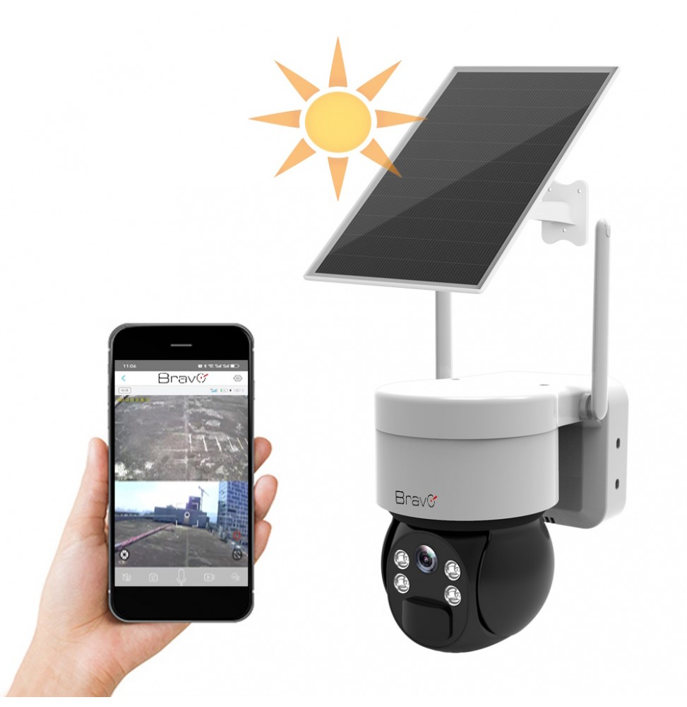 Bravo Guardian Pro Lux 4G – Telecamera Solare Esterno FHD da Esterno sim 4g