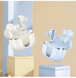 Hoco EQ10 Auricolari Tws Bluetooth 5.3 7 Ore Ergonomiche 300mah Bianco