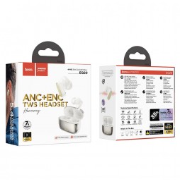 Hoco EQ20 Auricolari Tws Anc Enc Bt 5.4 7 Ore 400mah Doppio Dispositivo