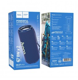 Hoco HC27 Flip Cassa Bluetooth 5.4 FM 16W 2H Batteria 1500 mAh Blue
