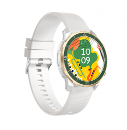 Unico Smartwatch SW2213 Bianco Gold Chiamata HD 1.27'' Cardio Sport 100+ Modalità