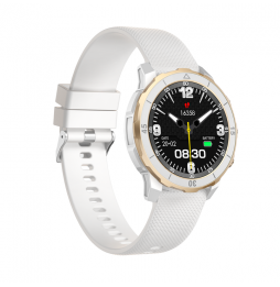 Unico Smartwatch SW2213 Bianco Gold Chiamata HD 1.27'' Cardio Sport 100+ Modalità