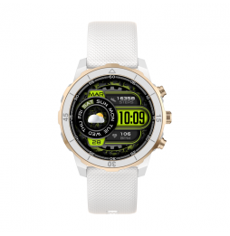 Unico Smartwatch SW2213 Bianco Gold Chiamata HD 1.27'' Cardio Sport 100+ Modalità