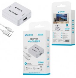 Unico Adattatore Convertitore da VGA a HDMI...