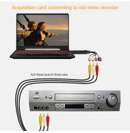 Unico Scheda Acquisizione Video USB Grabber Analogica Digitale RCA S-Video PC