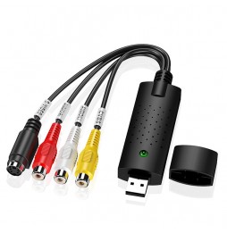 Unico Scheda Acquisizione Video USB Grabber Analogica Digitale RCA S-Video PC